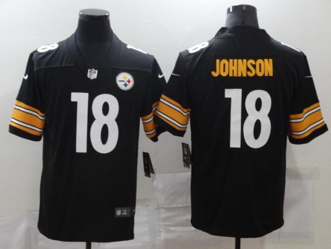 Men Steelers Diontae Johnson Black Jersey