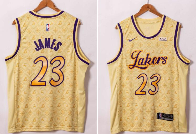 New Men Los Angeles Lakers #23 Lebron James Jersey