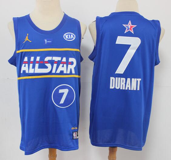 2021 New Men's  Brooklyn Nets #7 Kevin Durant  All-star jersey