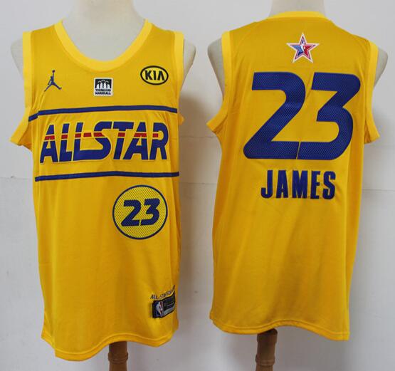 Men's LeBron James 2021 NBA All-Star Gold Jersey Western Conference