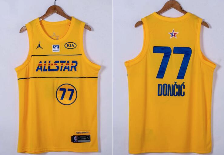 2021 New Men's  Dallas Mavericks Luka Doncic All-star jersey