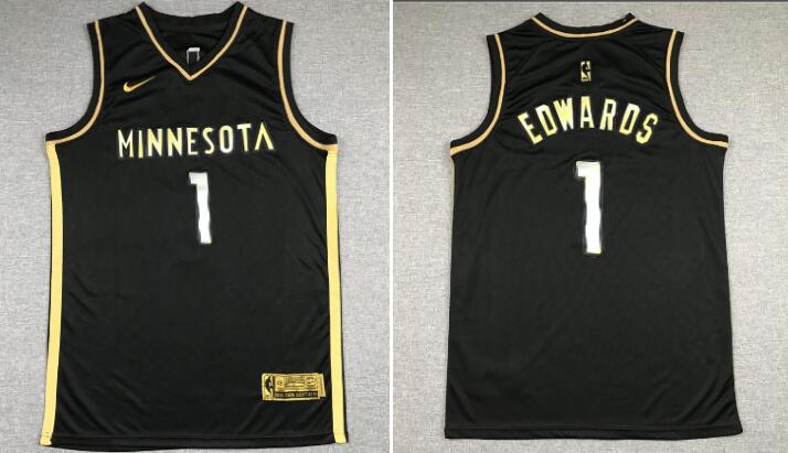 Mens Anthony Edwards #1 Minnesota Timberwolves Jersey