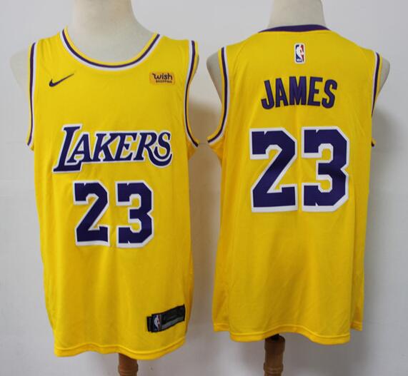 Men Lebron James stitched jersey with new wish logo