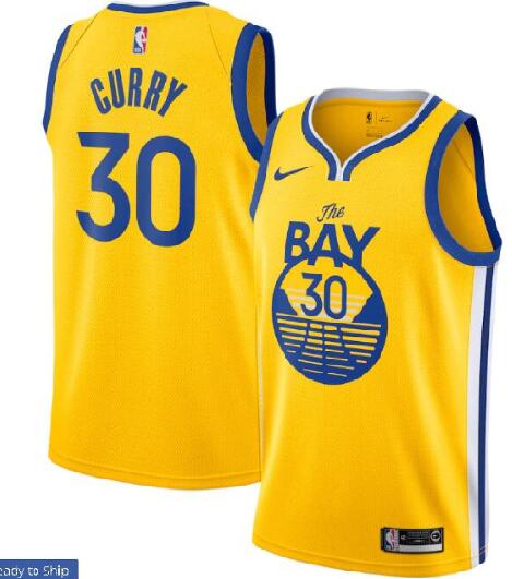 Stephen Curry Golden State Warriors Nike Finished Swingman Jersey Gold - Statement Edition