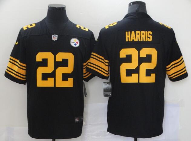 Najee Harris Pittsburgh Steelers Nike Men's 2021 color rush Stitched Jersey - Black