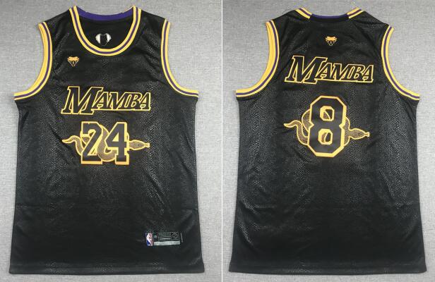 Men Mamba Stitched jerseys snake skin