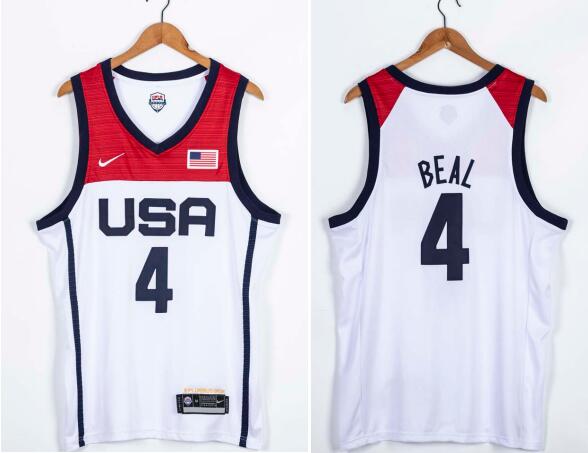 Men's Bradley Beal USA Basketball Nike Player Jersey - White