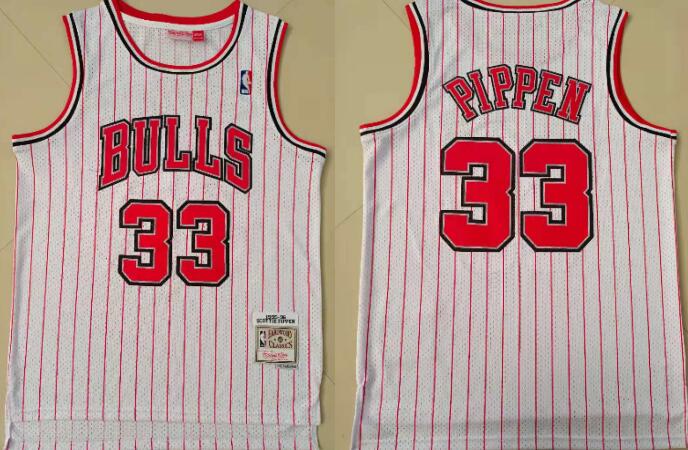 Men Scottie Pippen Chicago Bulls Mitchell & Ness 1995-96 Hardwood Classics Reload Swingman Jersey - White