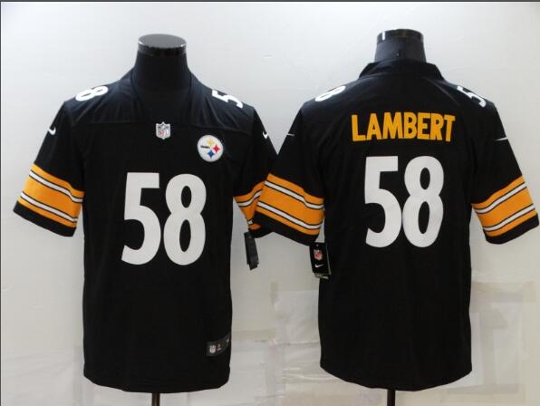 Men's Pittsburgh Steelers Jack Lambert Nike Black stitched Jersey