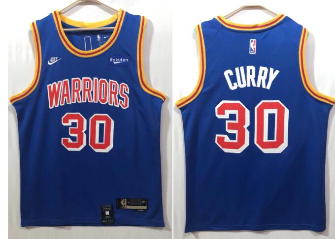 Men's Golden State Warriors Stephen Curry Nike Royal 2021/22 Swingman Jersey - Warriors Origins Classic Edition