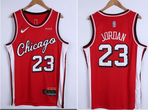 Michael Jordan Chicago Bulls 23# men stitched 75th anniversary  jersey