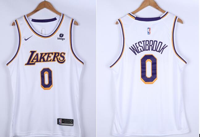 Men's Los Angeles Russell Westbrook stitched Jersey with bibigo patch