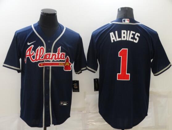 Men's Ozzie Albies Atlanta Braves Baseball Jersey