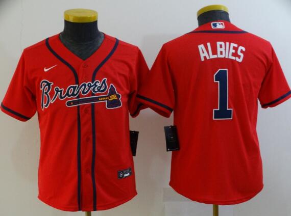 women's Ozzie Albies Atlanta Braves Baseball Jersey