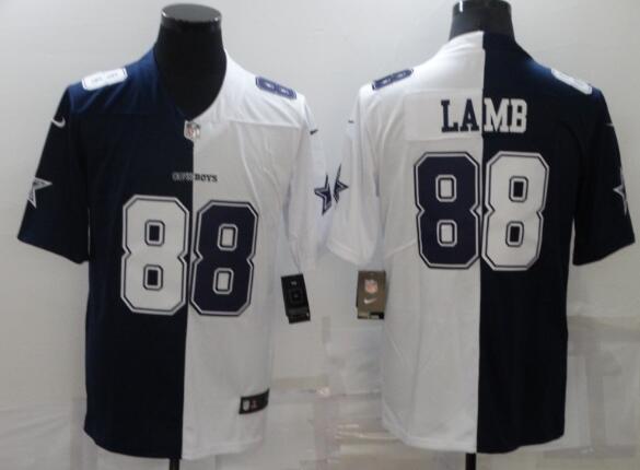 Men's Dallas Cowboys CeeDee Lamb split jersey