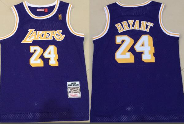 Men's Los Angeles Lakers #24 Kobe Bryant  Stitched Jersey