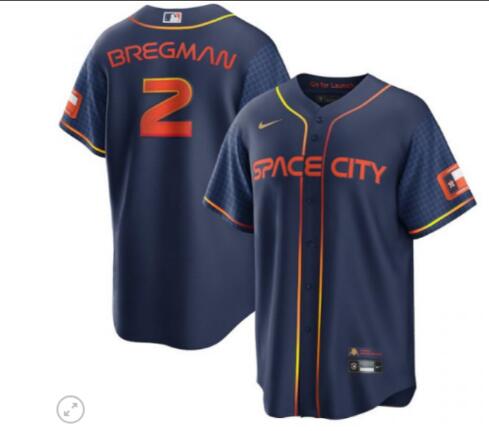 Nike Men's Houston Astros Alex Bregman #2 City Connect Jersey