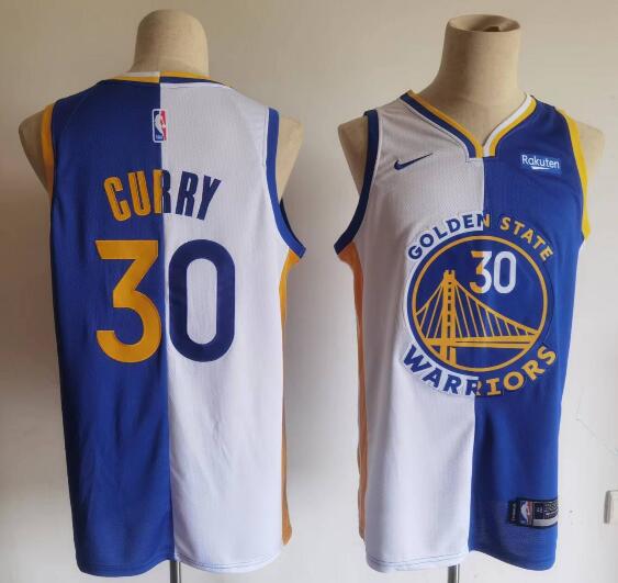 Men's Curry  split stitched jersey