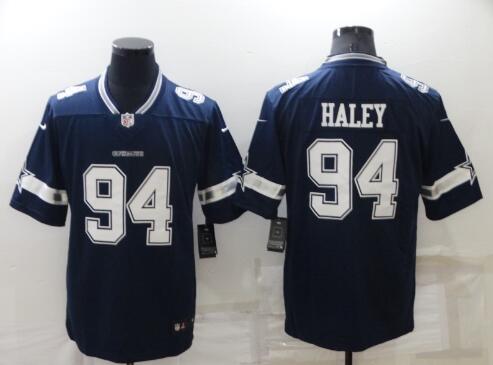 Men's Dallas Cowboys #94 Charles Haley Navy Blue  NFL  Jersey