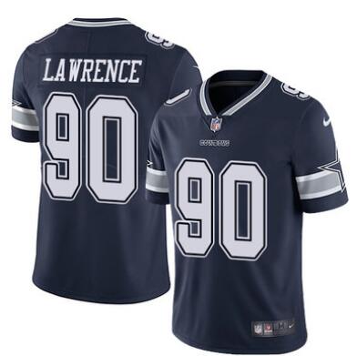 Nike Dallas Cowboys #90 Demarcus Lawrence Navy Blue Team Color Men's Stitched NFL Vapor Untouchable Limited Jersey