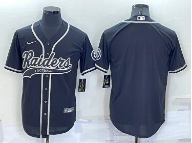 Men's Las Vegas Raiders Blank Black Stitched MLB Cool Base Nike Baseball Jersey