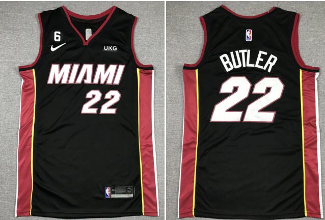 New Men's Nike Miami Heat #22 Jimmy Butler stitched jersey