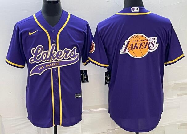 Men's Lakers Baseball style jerseys