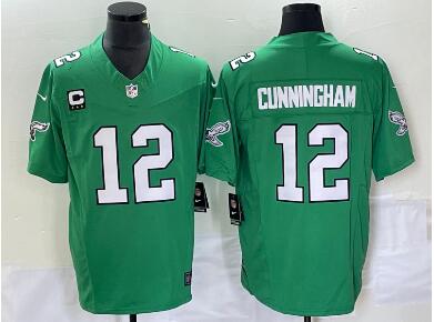 Men's Philadelphia Eagles #12 Randall Cunningham Green 2023 F.U.S.E. Vapor Untouchable Stitched Football Jersey