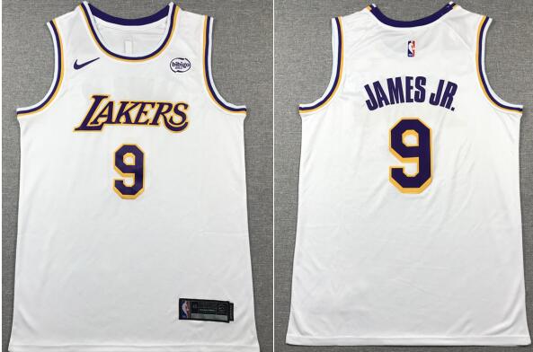 Los Angeles Lakers Bronny James Jr #9 2024 stitched Jersey