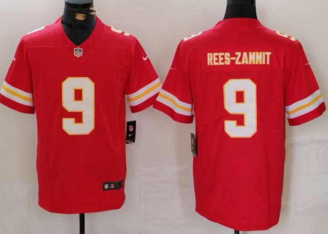 Kansas City Chiefs Nike stitched Jersey   Red   Louis Rees-Zammit Mens