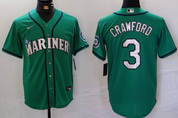 Men's Seattle Mariners JP Crawford stitched jersey