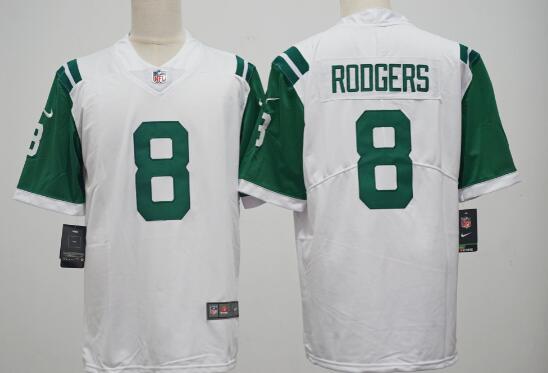 men's New York Jets #8 Aaron Rodgers  Vapor Football Stitched Jersey