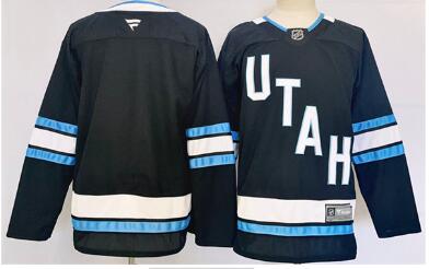 Men's Utah Hockey Club Blank Navy Stitched Jersey