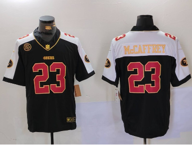 Men's San Francisco 49ers #23 Christian McCaffrey   Stitched Football Jersey