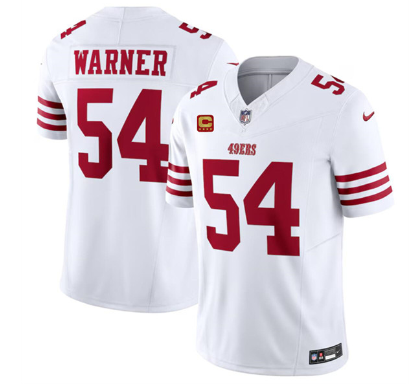 Men's San Francisco 49ers #54 Fred Warner  2024 F.U.S.E. With 4-Star C Patch Vapor Untouchable Limited Football Stitched Jersey