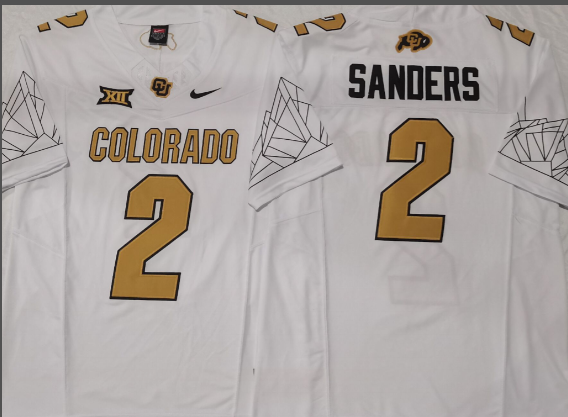 Men’s Colorado Buffaloes #2 Shadeur Sanders College Football Jersey