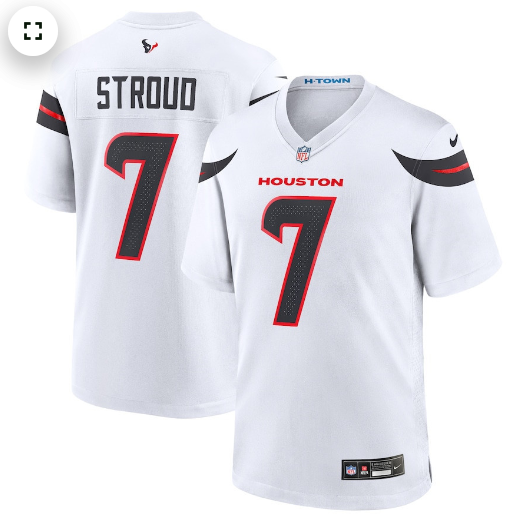 Men's Houston Texans #7 C.J. Stroud White 2024 Vapor F.U.S.E. Limited Stitched Jersey