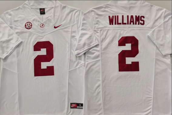 Men’s Alabama Crimson Tide #2 Ryan Williams Football Jersey