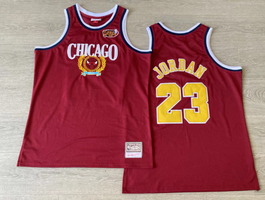 Collegiate Fashion Jersey Chicago Bulls 1996  Michacl Jordan men jersey