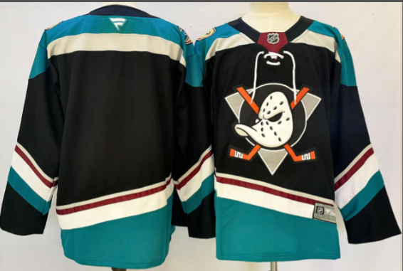 Men's Anaheim Ducks Black  Stitched Jersey