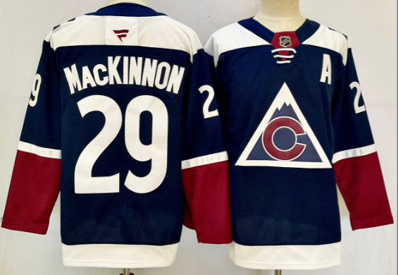 Men's fanatics Colorado Avalanche #29 Nathan MacKinnon   Stitched Jersey