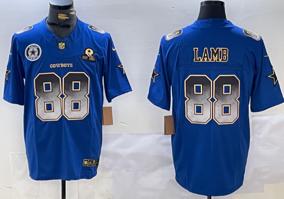 Men's Dallas Cowboys #88 CeeDee Lamb   Stitched Jersey