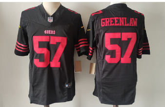 Men's San Francisco 49ers #57 Dre Greenlaw  Vapor  Limited Stitched Football Jersey