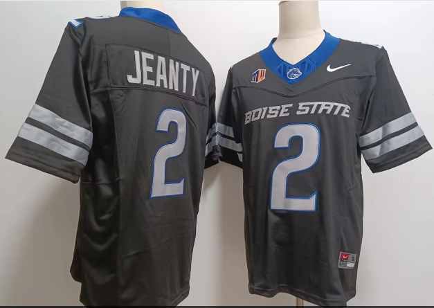 Men;s Ashton Jeanty Jersey #2 Boise State Broncos Vapor Limited College Football Stitched