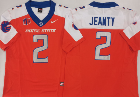 Men's Ashton Jeanty Jersey #2 Boise State Broncos Vapor Limited College Football Stitched