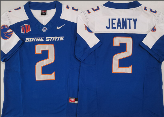 Men's Ashton Jeanty Jersey #2 Boise State Broncos Vapor Limited College Football Stitched