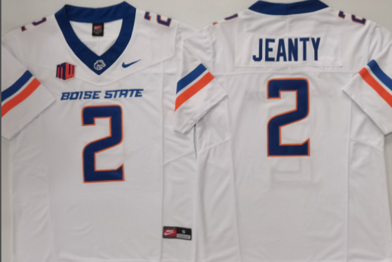 Men's Ashton Jeanty Jersey #2 Boise State Broncos Vapor Limited College Football Stitched