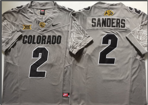 Men’s Colorado Buffaloes #2 Shadeur Sanders College Football Jersey