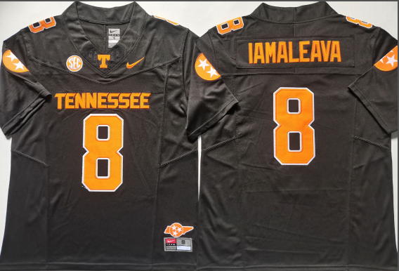 men's Tennessee Volunteers GRAY #8 IAMALEAVA stitched jersey