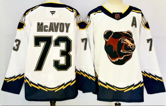 Men's Boston Bruins #73 Charlie McAvoy   Stitched Jersey